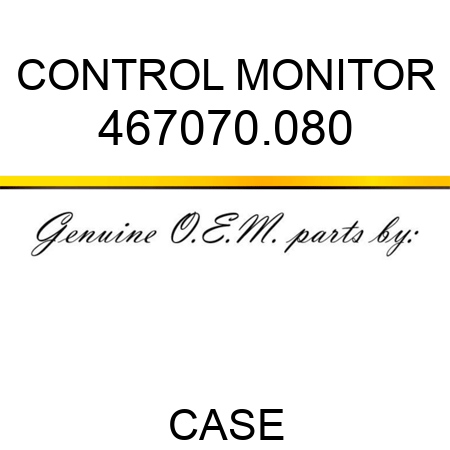 CONTROL MONITOR 467070.080