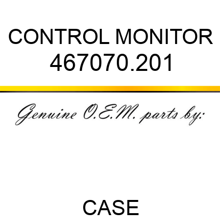 CONTROL MONITOR 467070.201