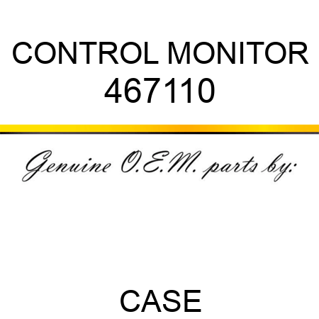 CONTROL MONITOR 467110