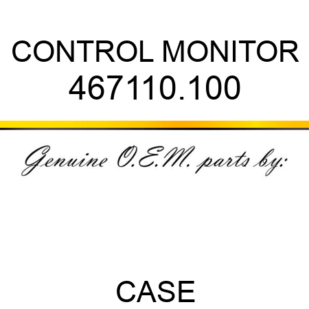 CONTROL MONITOR 467110.100