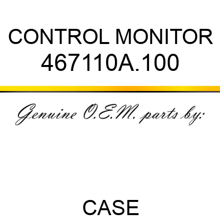 CONTROL MONITOR 467110A.100