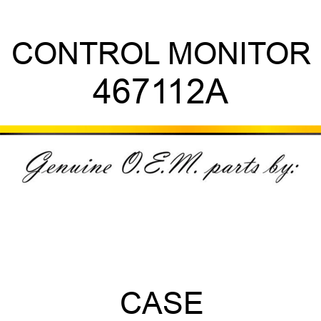 CONTROL MONITOR 467112A