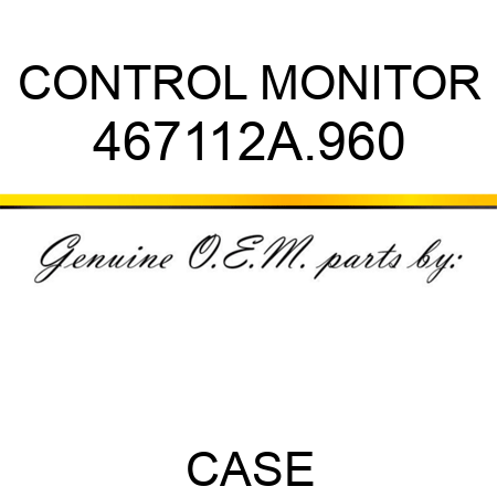 CONTROL MONITOR 467112A.960