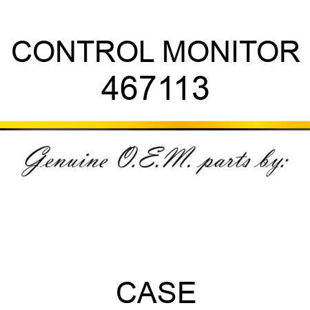 CONTROL MONITOR 467113