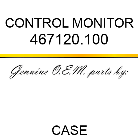 CONTROL MONITOR 467120.100