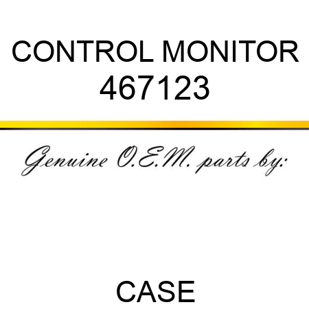 CONTROL MONITOR 467123