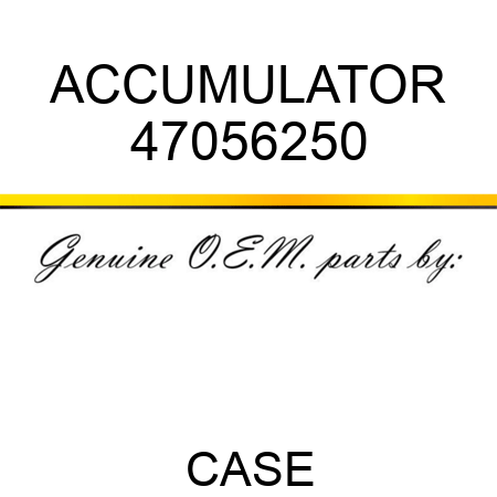ACCUMULATOR 47056250