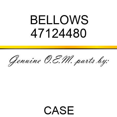 BELLOWS 47124480