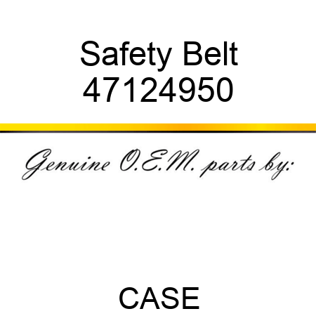 Safety Belt 47124950