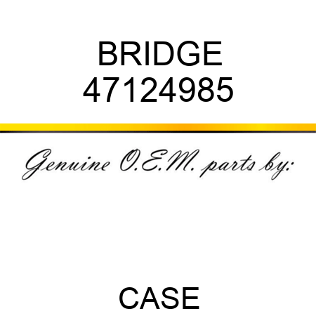 BRIDGE 47124985
