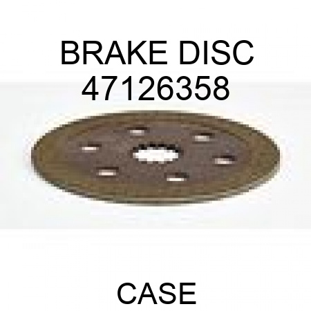 BRAKE DISC 47126358