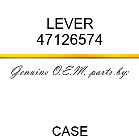 LEVER 47126574
