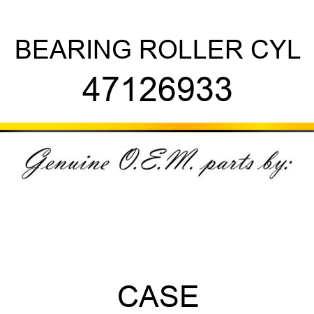 BEARING, ROLLER, CYL 47126933