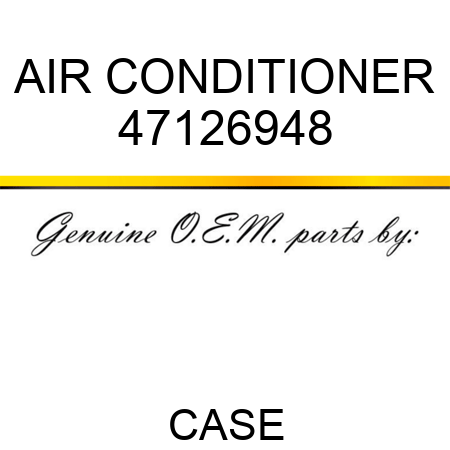 AIR CONDITIONER 47126948