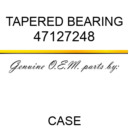 TAPERED BEARING 47127248