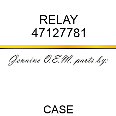 RELAY 47127781