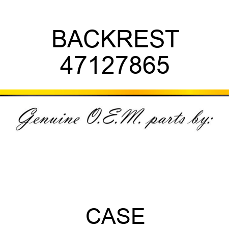 BACKREST 47127865