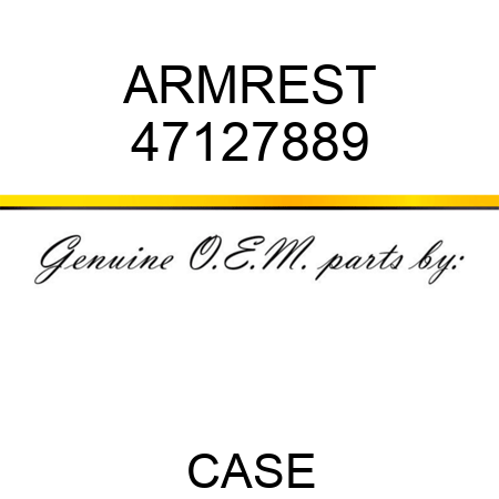 ARMREST 47127889