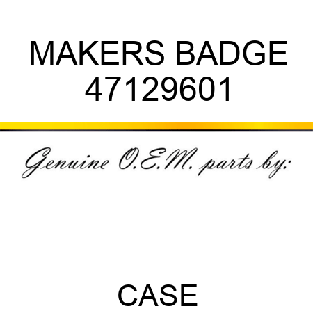 MAKERS BADGE 47129601