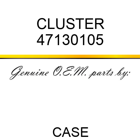 CLUSTER 47130105