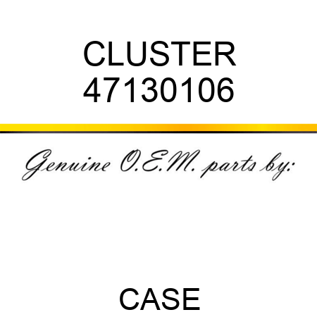 CLUSTER 47130106