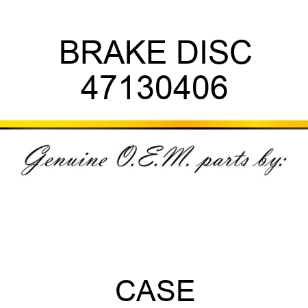 BRAKE DISC 47130406