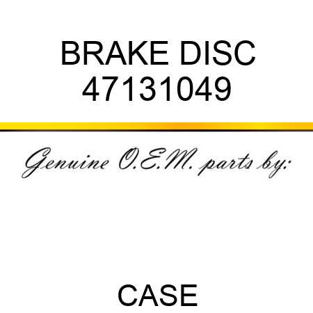BRAKE DISC 47131049