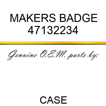 MAKERS BADGE 47132234