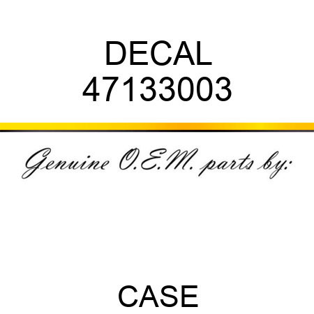 DECAL 47133003