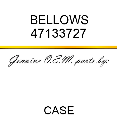 BELLOWS 47133727