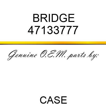 BRIDGE 47133777