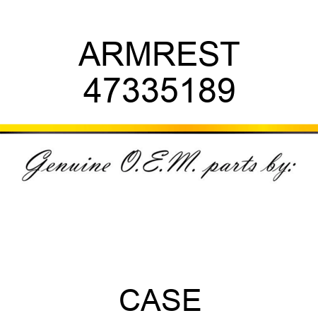 ARMREST 47335189