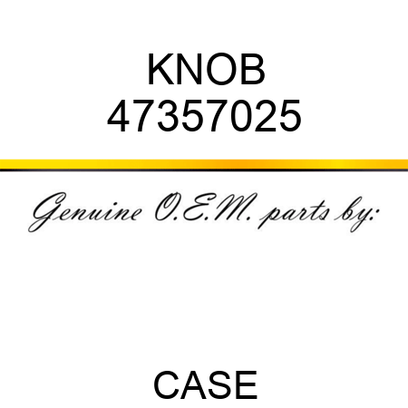 KNOB 47357025