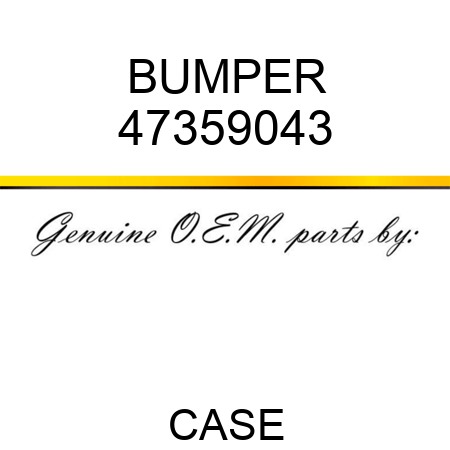 BUMPER 47359043