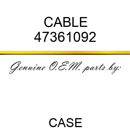 CABLE 47361092