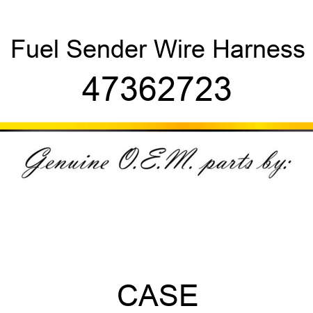 Fuel Sender Wire Harness 47362723