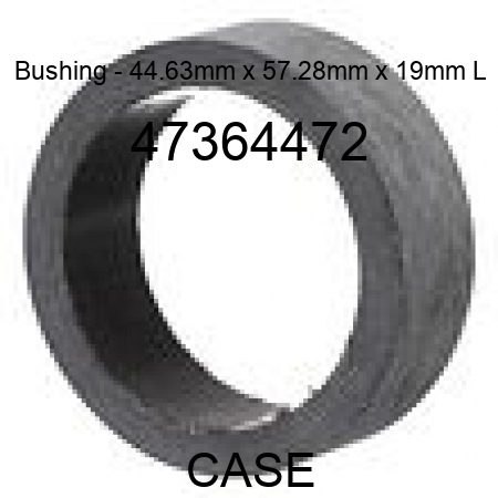 Bushing - 44.63mm x 57.28mm x 19mm L 47364472