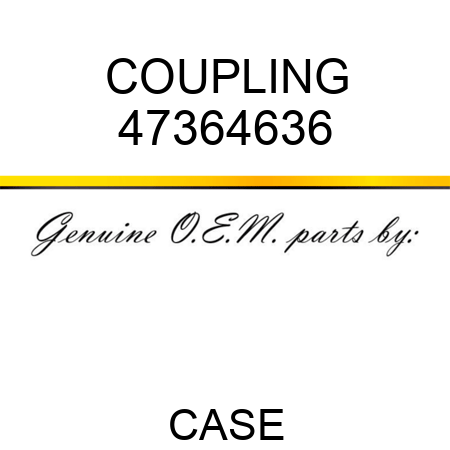 COUPLING 47364636