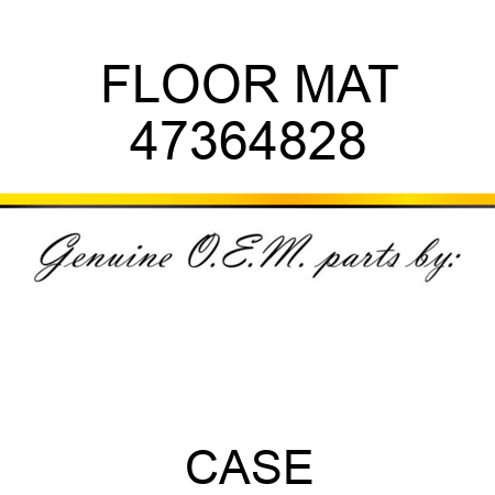 FLOOR MAT 47364828