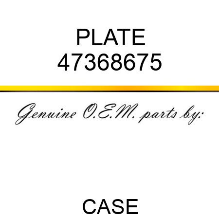 PLATE 47368675