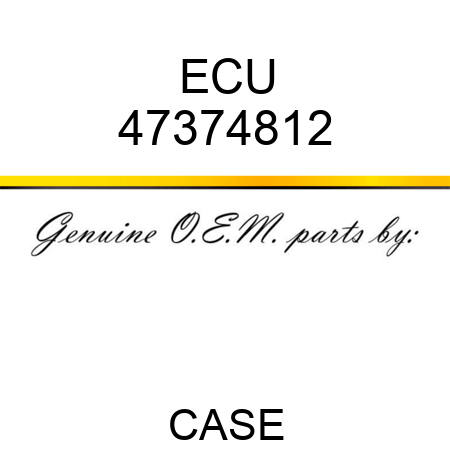 ECU 47374812