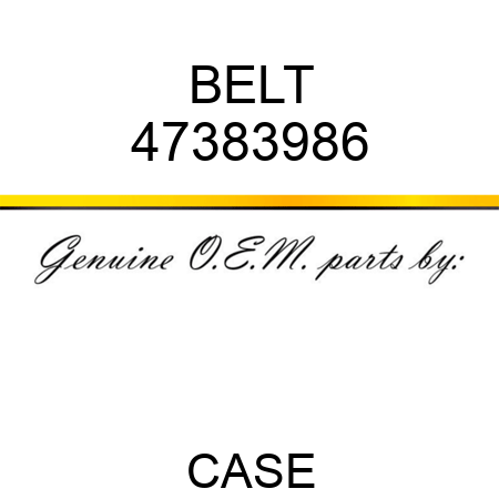 BELT 47383986