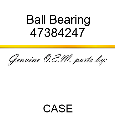 Ball Bearing 47384247