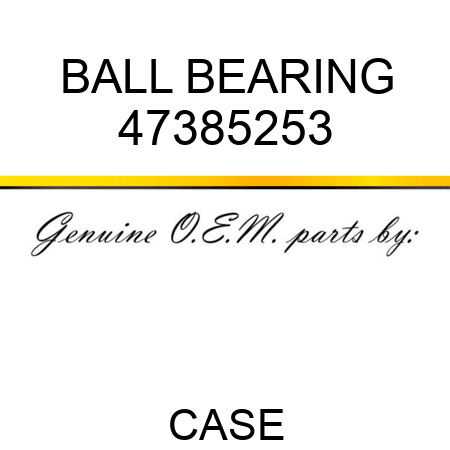 BALL BEARING 47385253