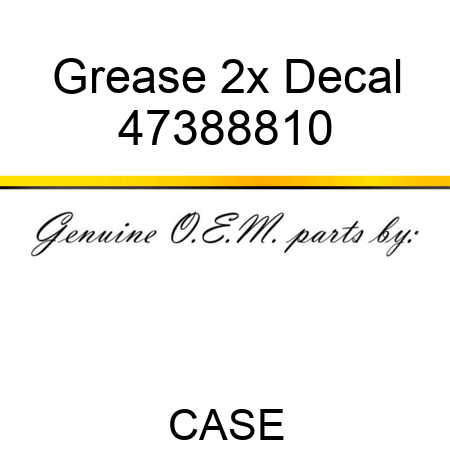 Grease 2x Decal 47388810