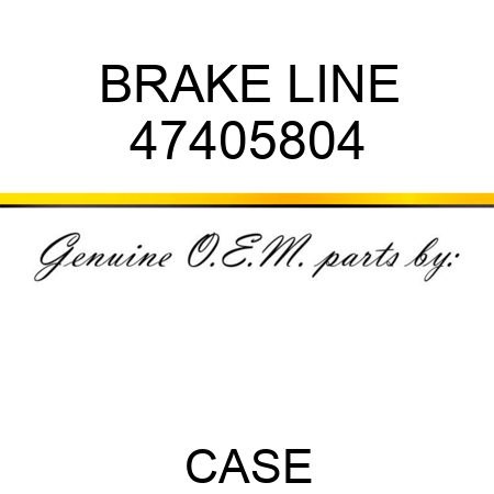 BRAKE LINE 47405804