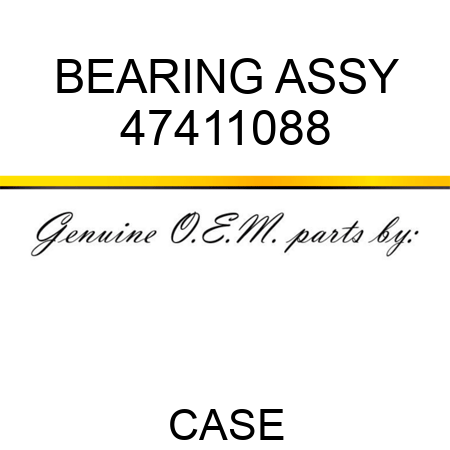 BEARING ASSY 47411088