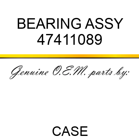 BEARING ASSY 47411089