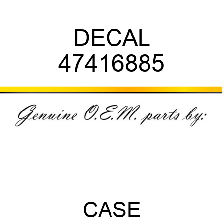 DECAL 47416885