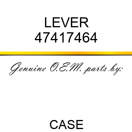 LEVER 47417464